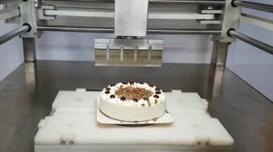 奶油蛋糕切割机 - 超声波食品切割 - 超声波切割机 - 驰飞超声波 